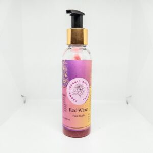 red wine face wash